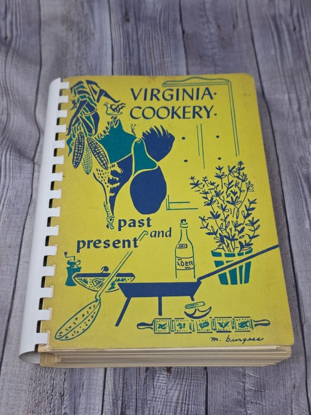 Virginia Cookery Past And Present Women’s Auxiliary Olivet Franconia 1957 1st Ed